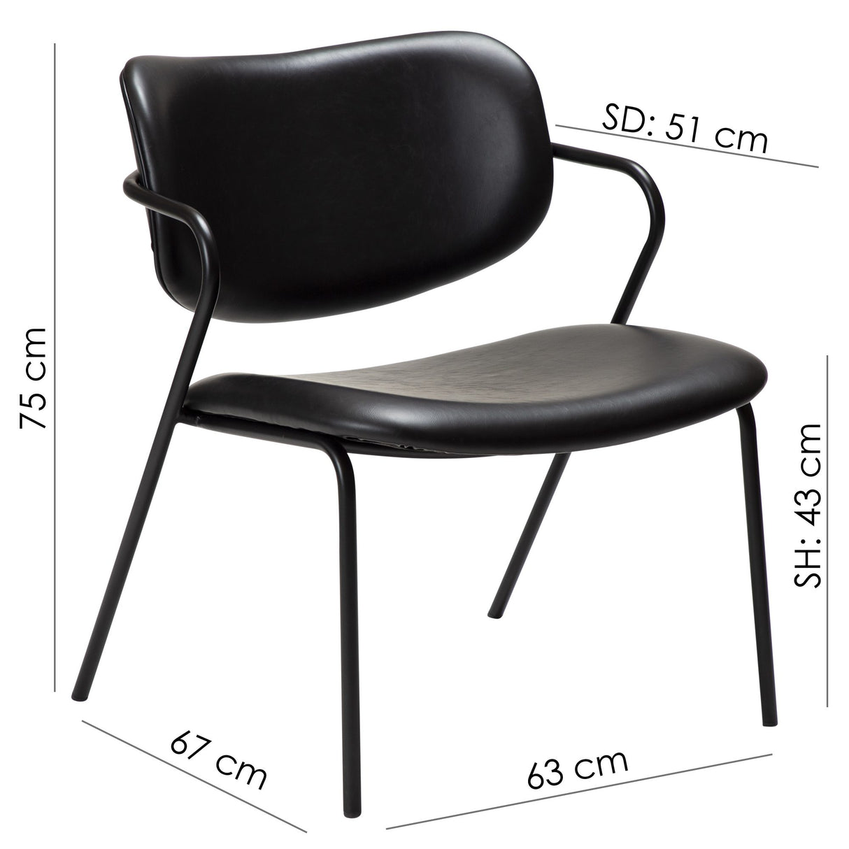 Zed Loungefåtölj Vintage Light Brown