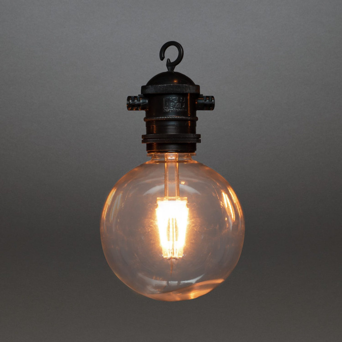 E27 10 Amber LED, Utbytbar Dimmer Klot Ljusslinga Ute