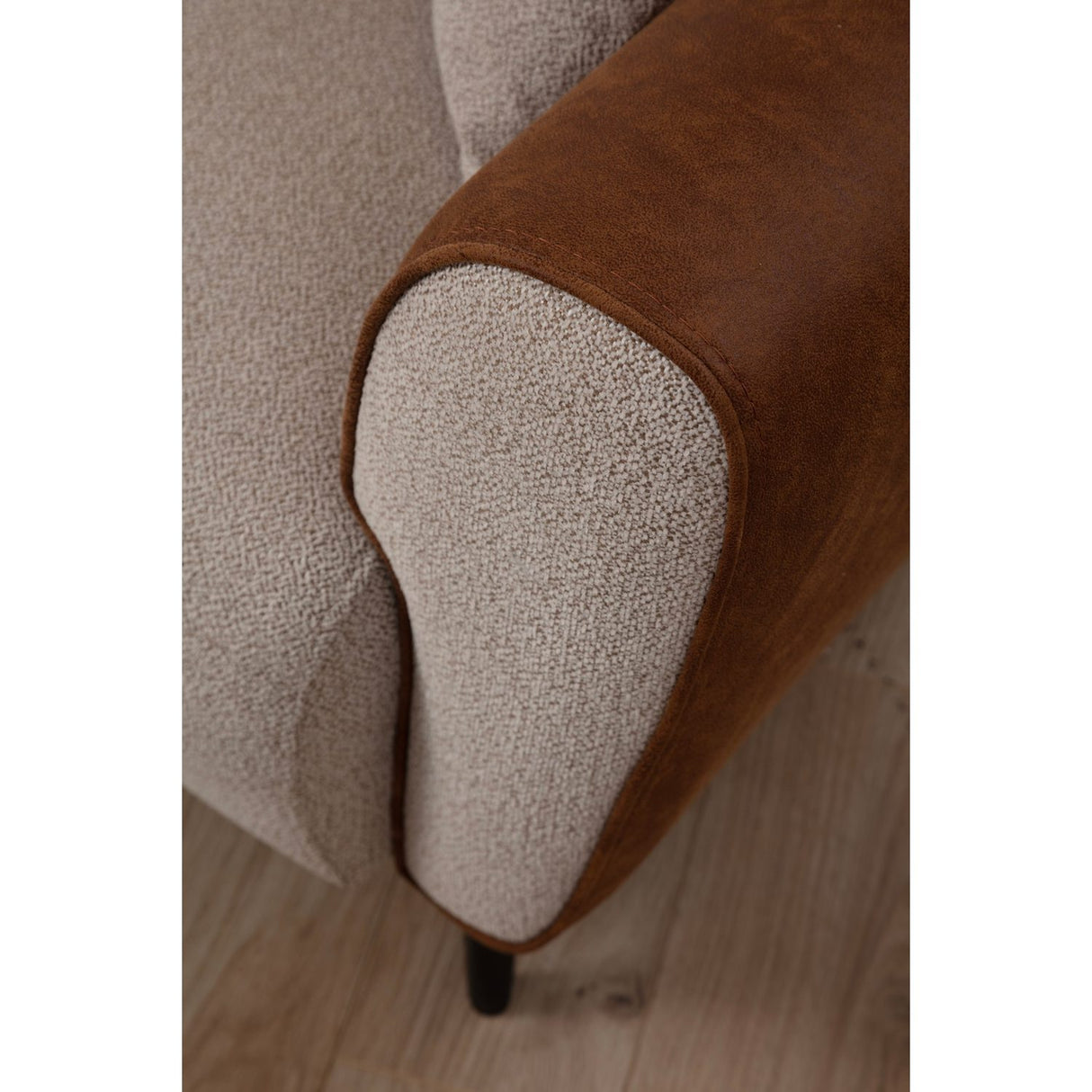 Minsk (215 x 85 cm) 3-sits bäddsoffa Beige kanel
