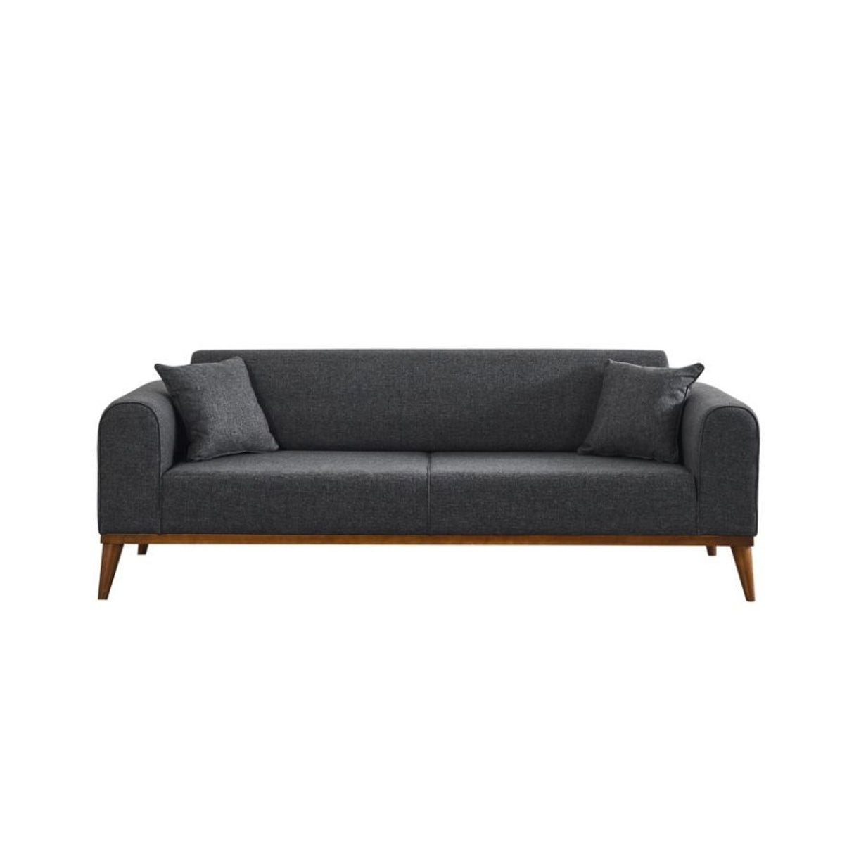 Astana 3-sits (222 x 90 x 80 cm) 3-sits bäddsoffa Antracit