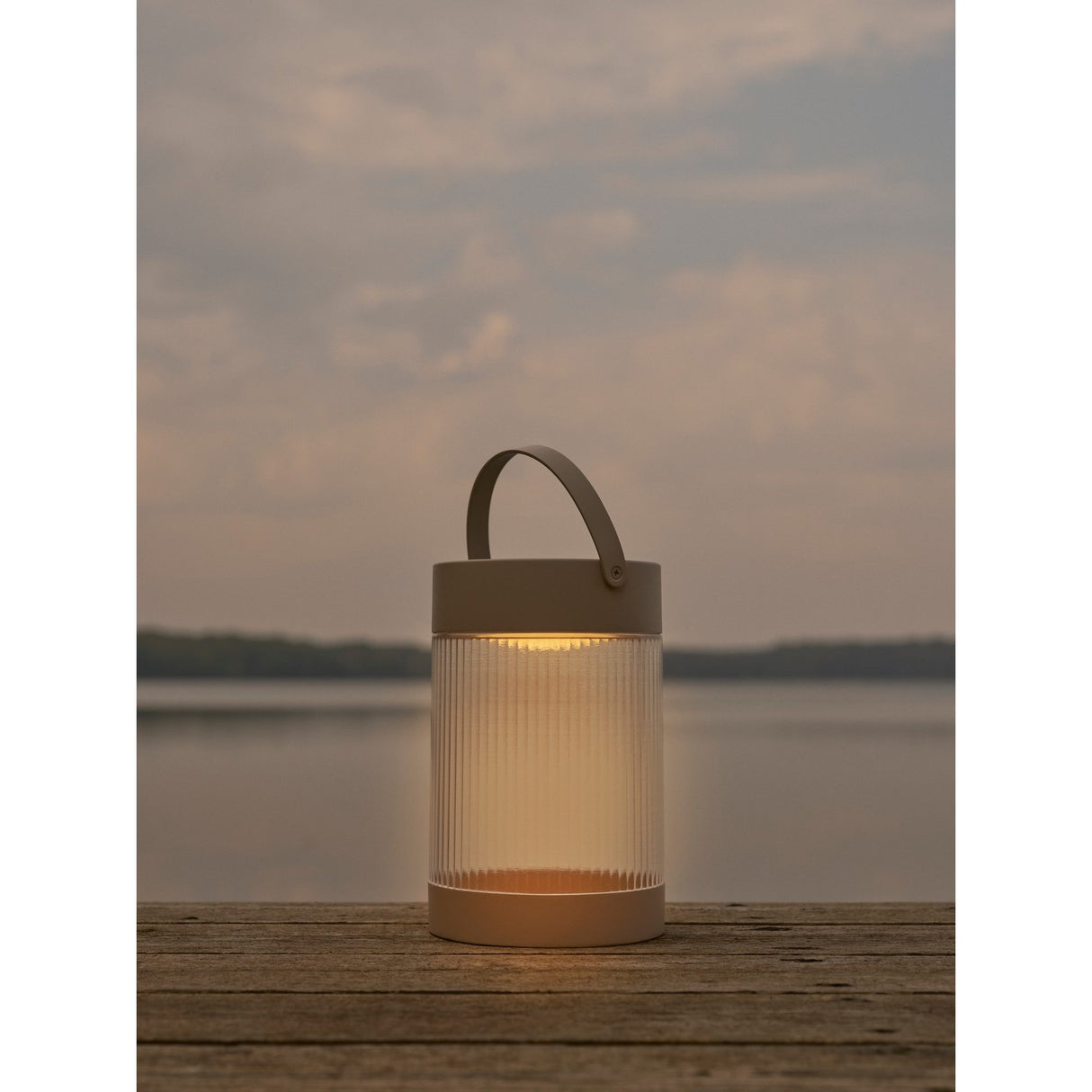 Coupar Solcell Uppladdningsbar Lampa Sand