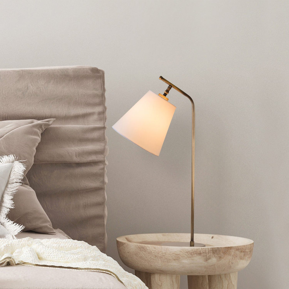 Salihini Bordslampa Vit / Vintage