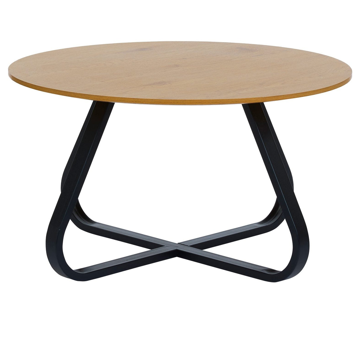 Classico Soffbord Rund 80 cm, Naturlig ek