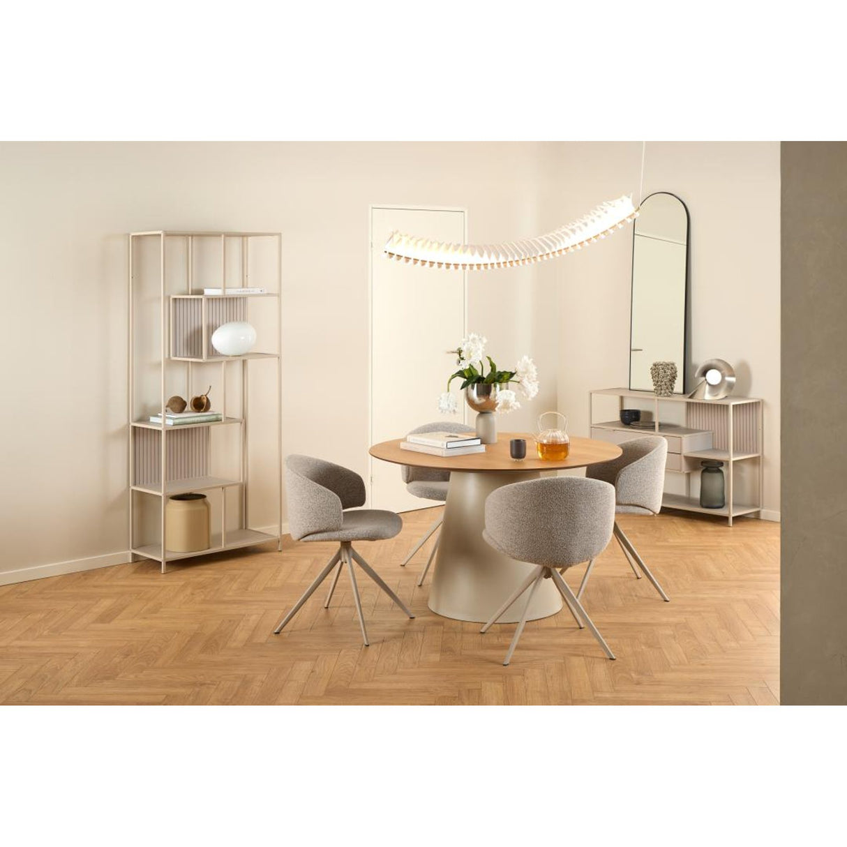 Ebba Matstol Monza tyg Beige