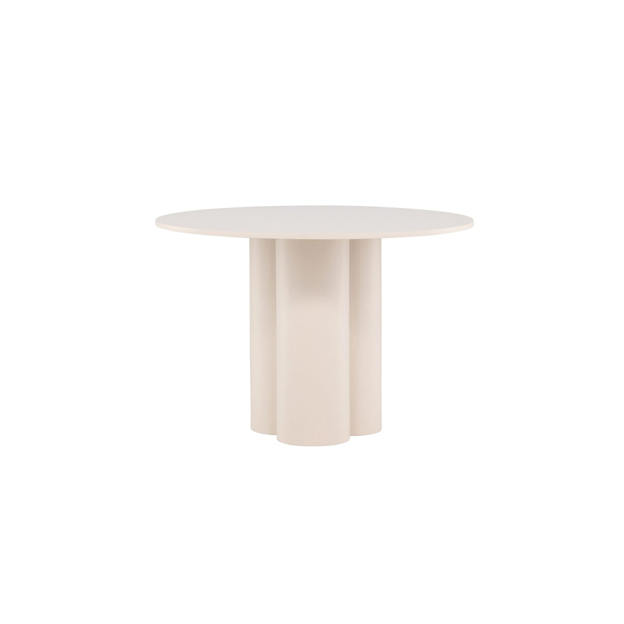 Olivia Runt matbord Beige