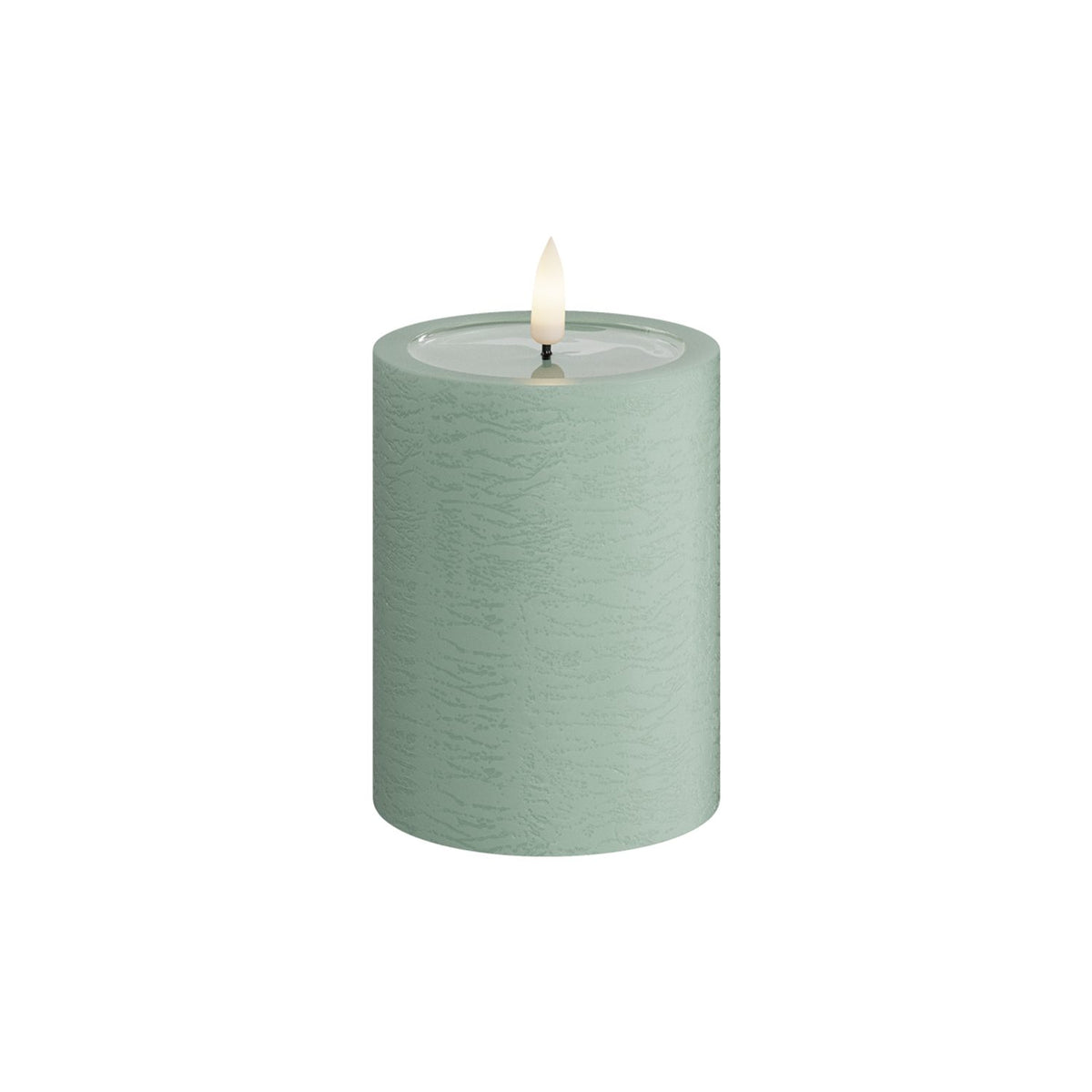 Unique led blockljus sage green LED-blockljus 7,5x10 cm