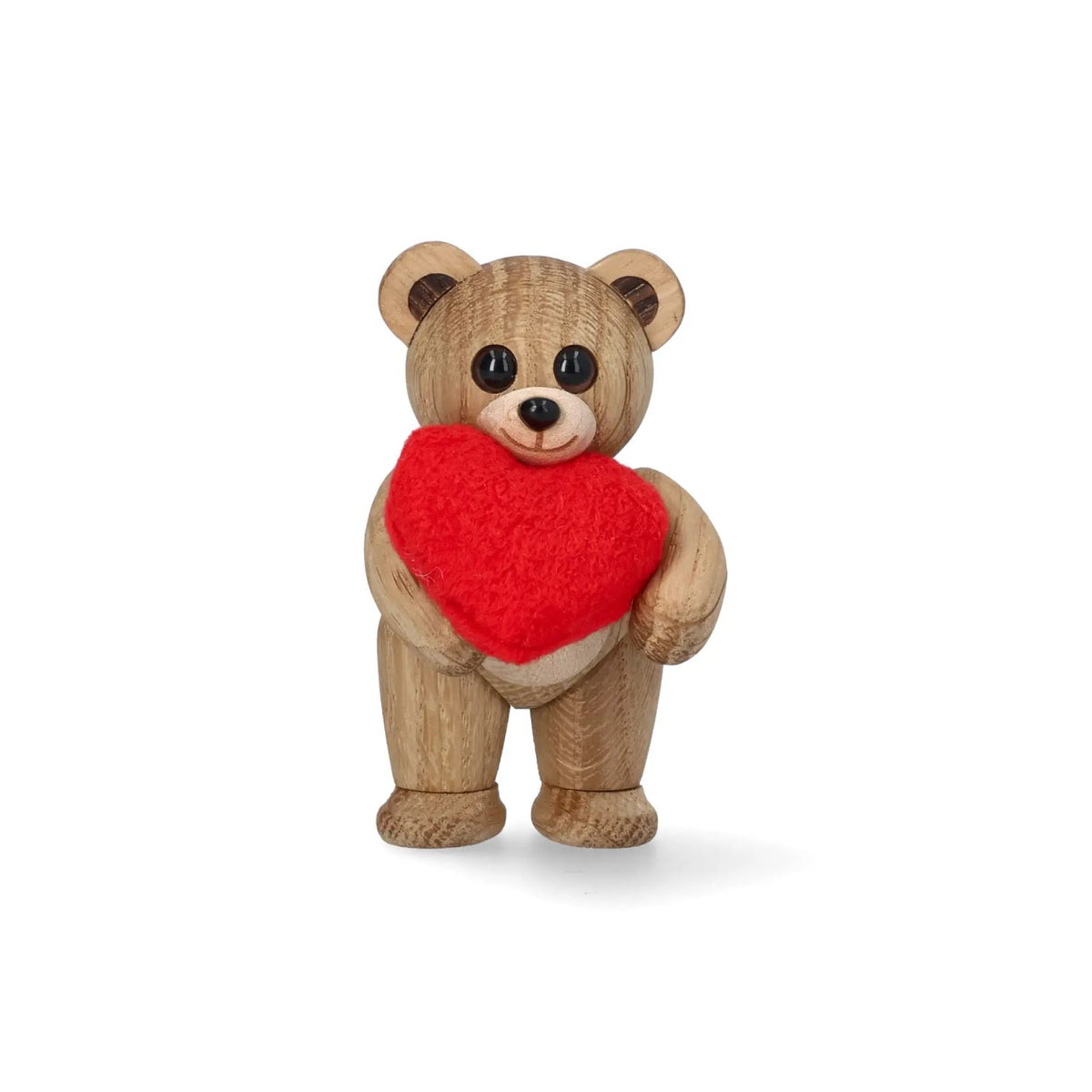 Squeeze Teddybjörn med Hjärta Ek Dekoration 8 cm