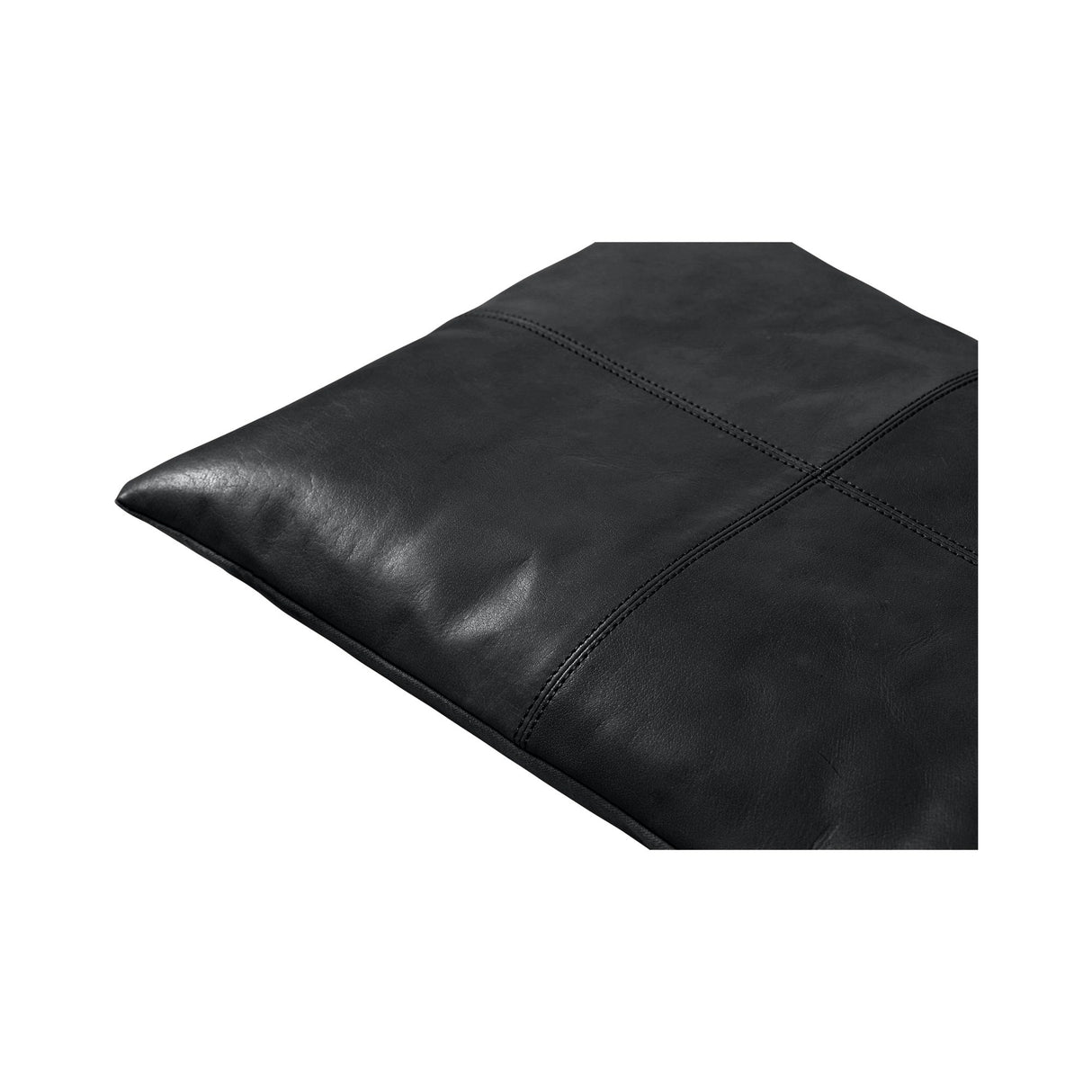 Sittdyna till Rib-bänk för 2 Personer i Skinn Svart