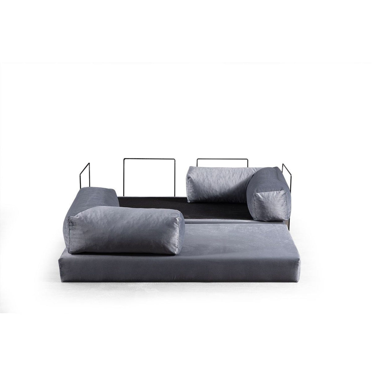 Tropea 2-sits bäddsoffa Stålgrå