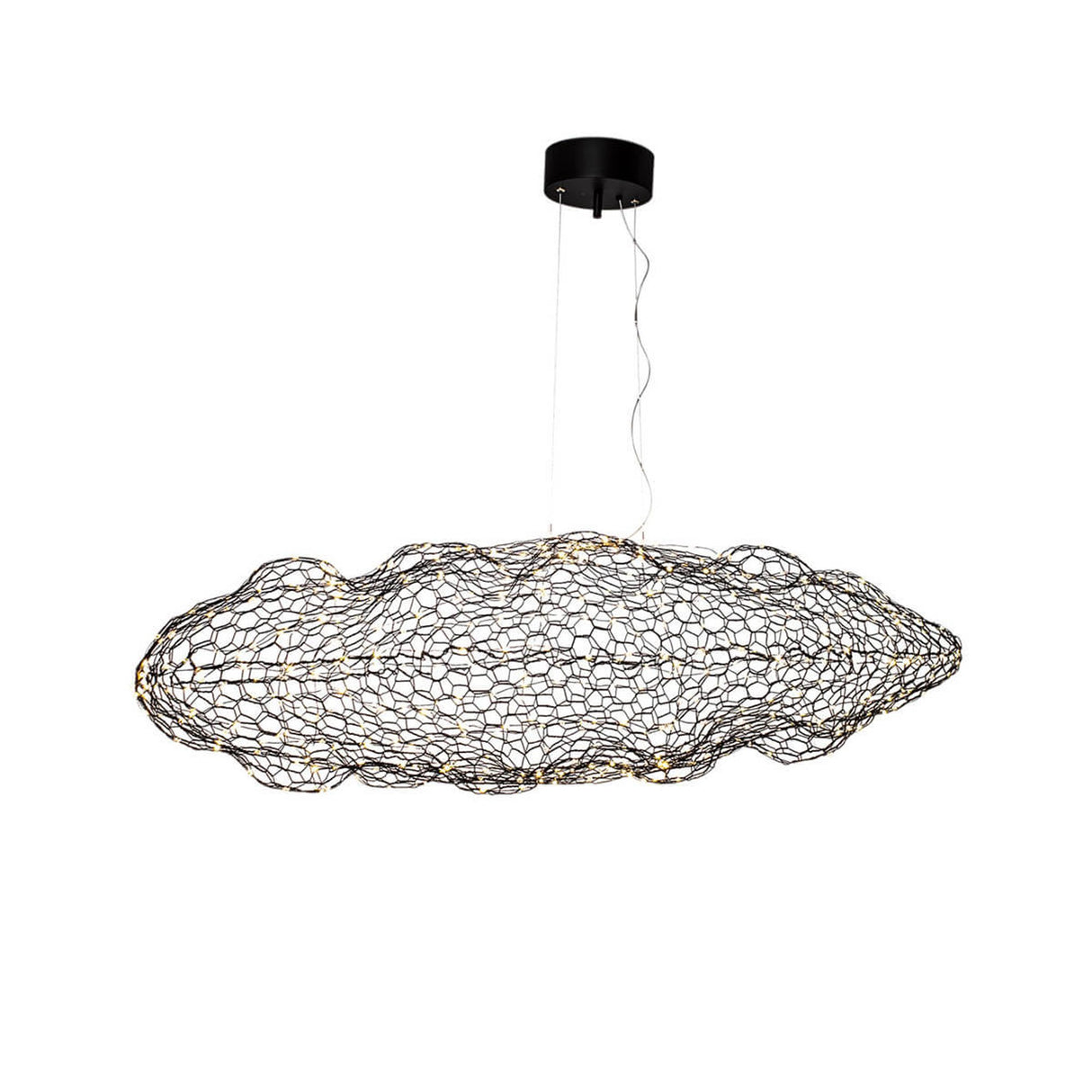 Hayden Taklampa 115 cm Svart matt