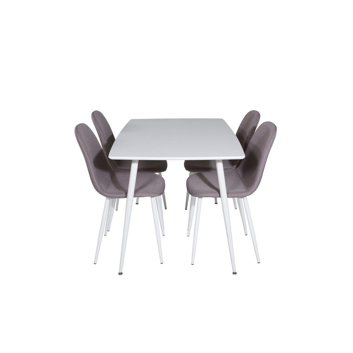 Polar, Polar Rektangulär matgrupp Grå,Vit, Vit, 120 x 75