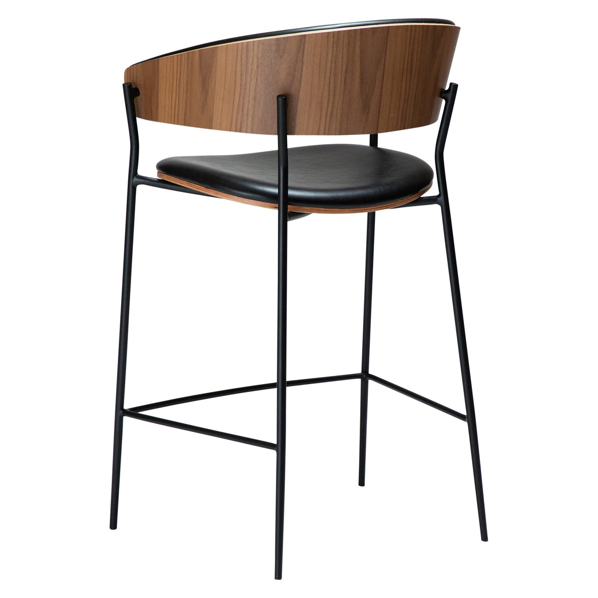 Crib Barstol Vintage Black, Walnut