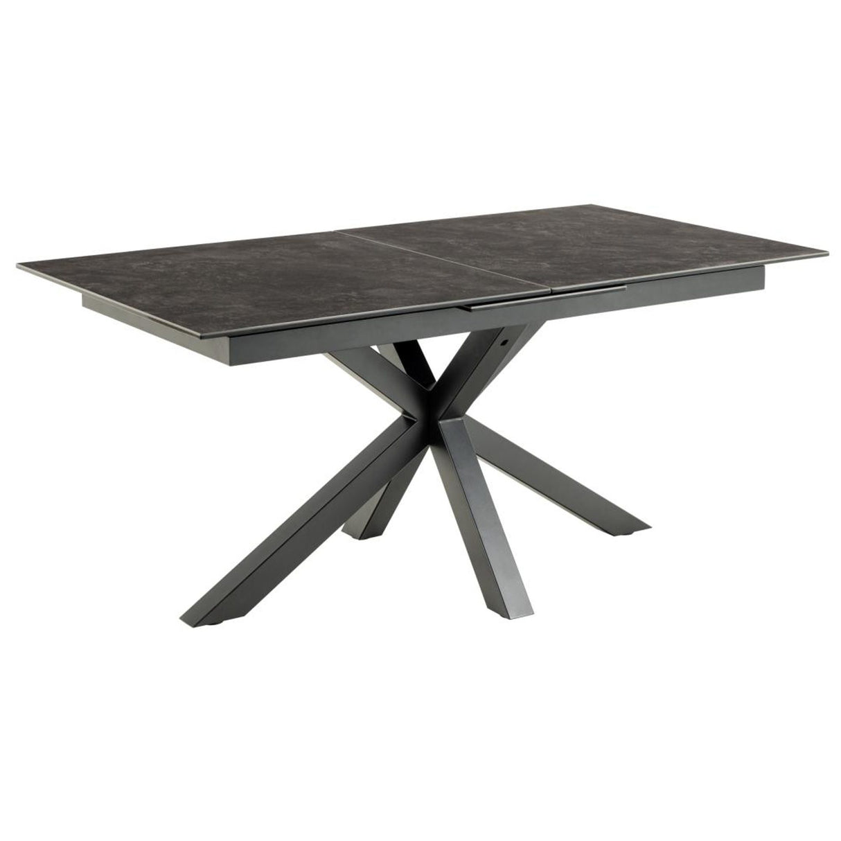 Verdun Matbord 90x168-210 cm Svart Fairbanks