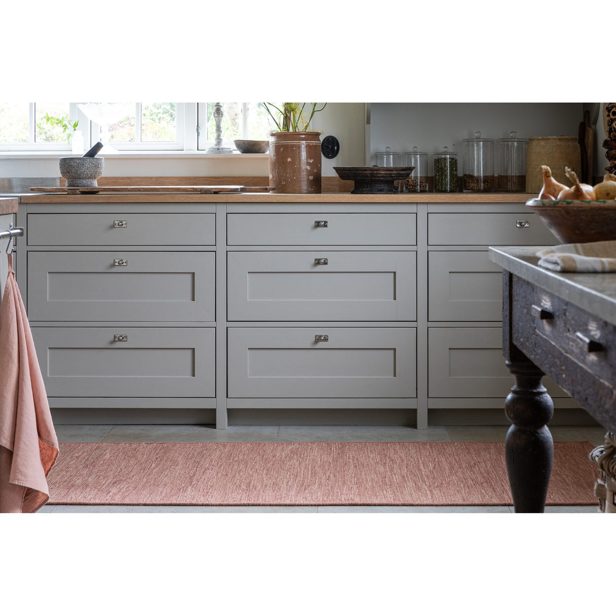 Plain 80x250 cm Gångmatta Coral