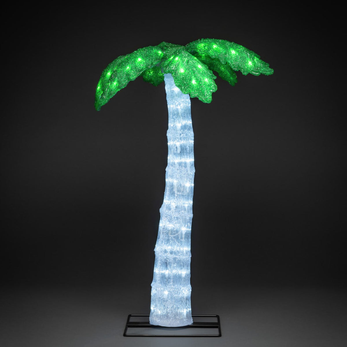 Palm akryl 75cm LED Ljusdekoration Ute