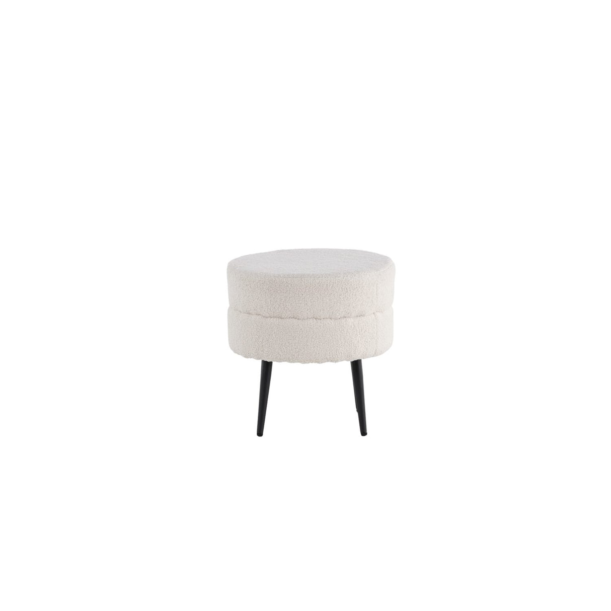 Pot Puff Svart, Polyester teddy
