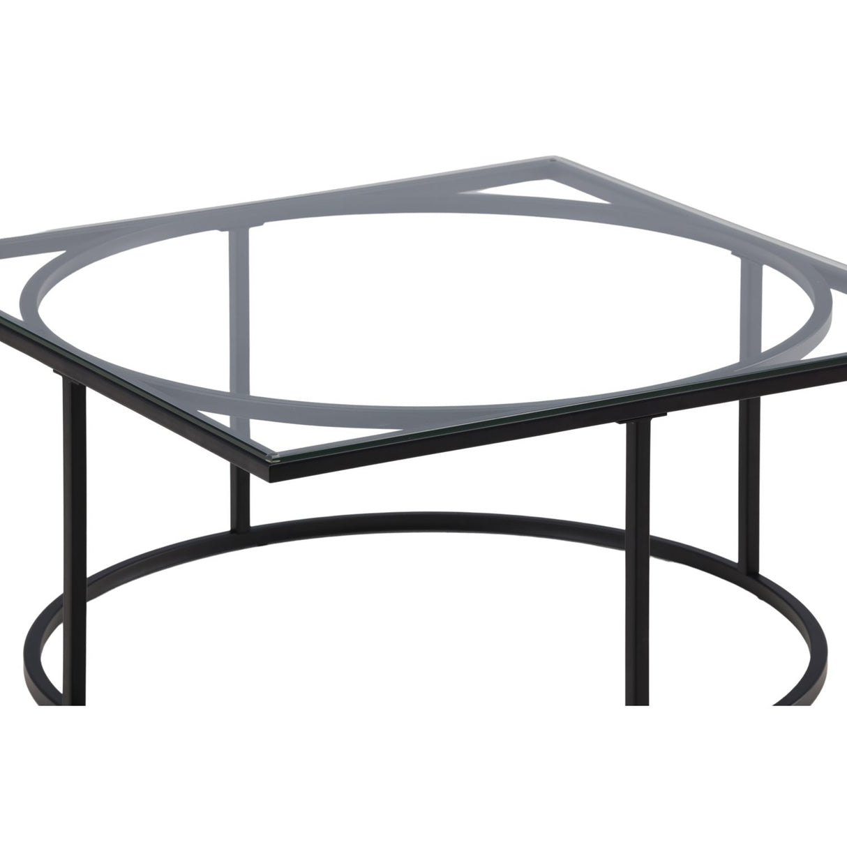 Skanör Soffbord Black, 90 x 90