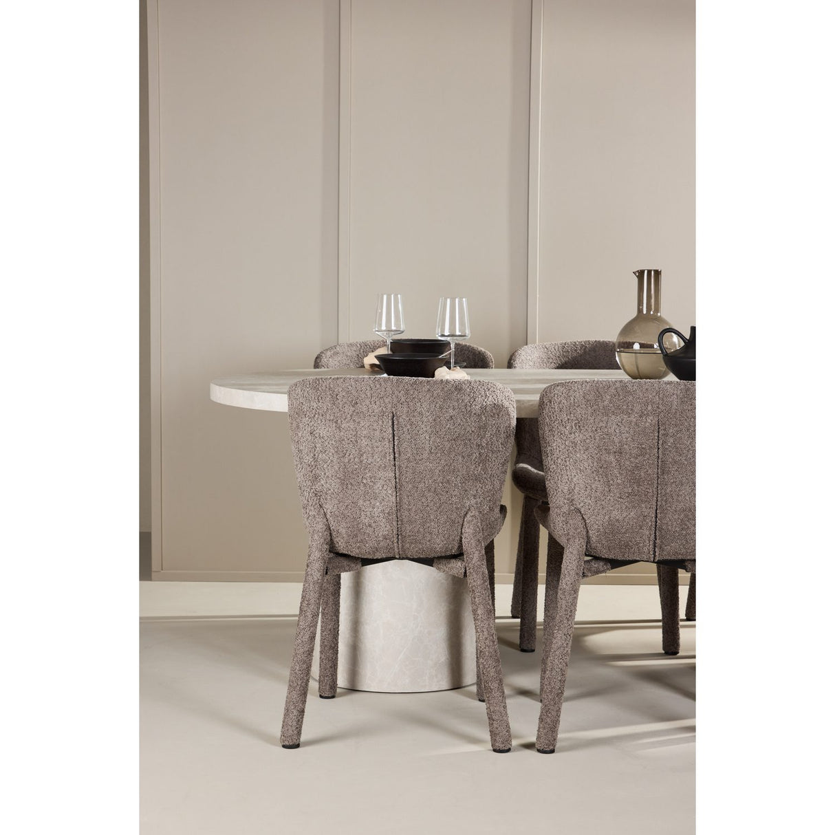 Narvik, Astoria Oval matgrupp Brun, Beige, 200 x 100