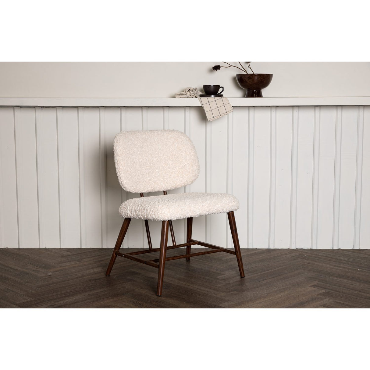 Midland Loungestol Vit