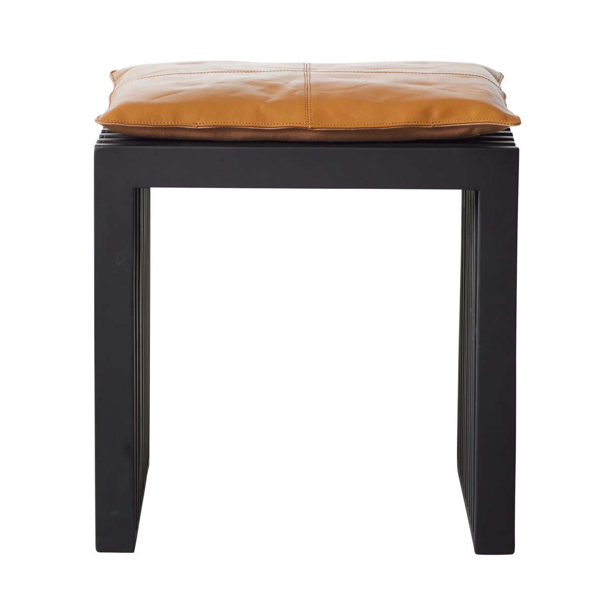 Rib Set Pall Svart Mahogny, Ljusbrun Sittdyna