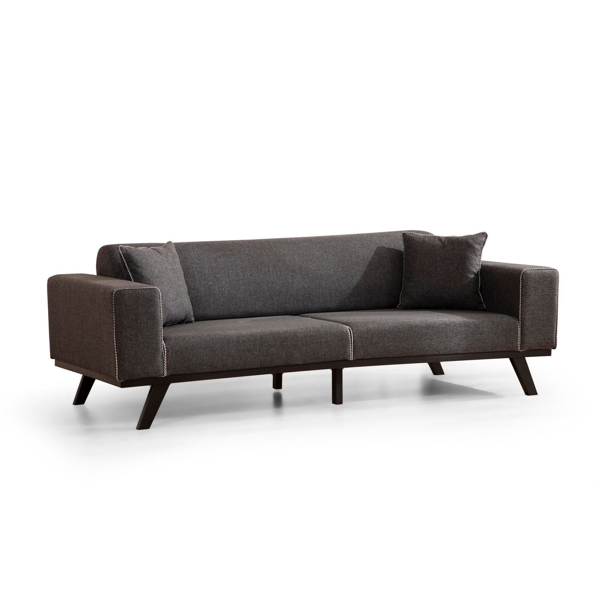 Maputo 3-sits (222 x 92 x 77 cm) 3-sits bäddsoffa Antracit