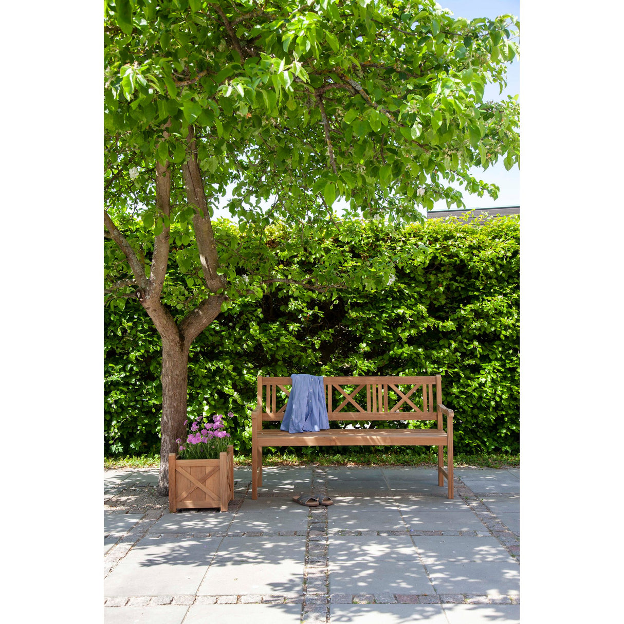 Rosenborg Trädgårdsbänk 3 personer 150x59 cm Teak