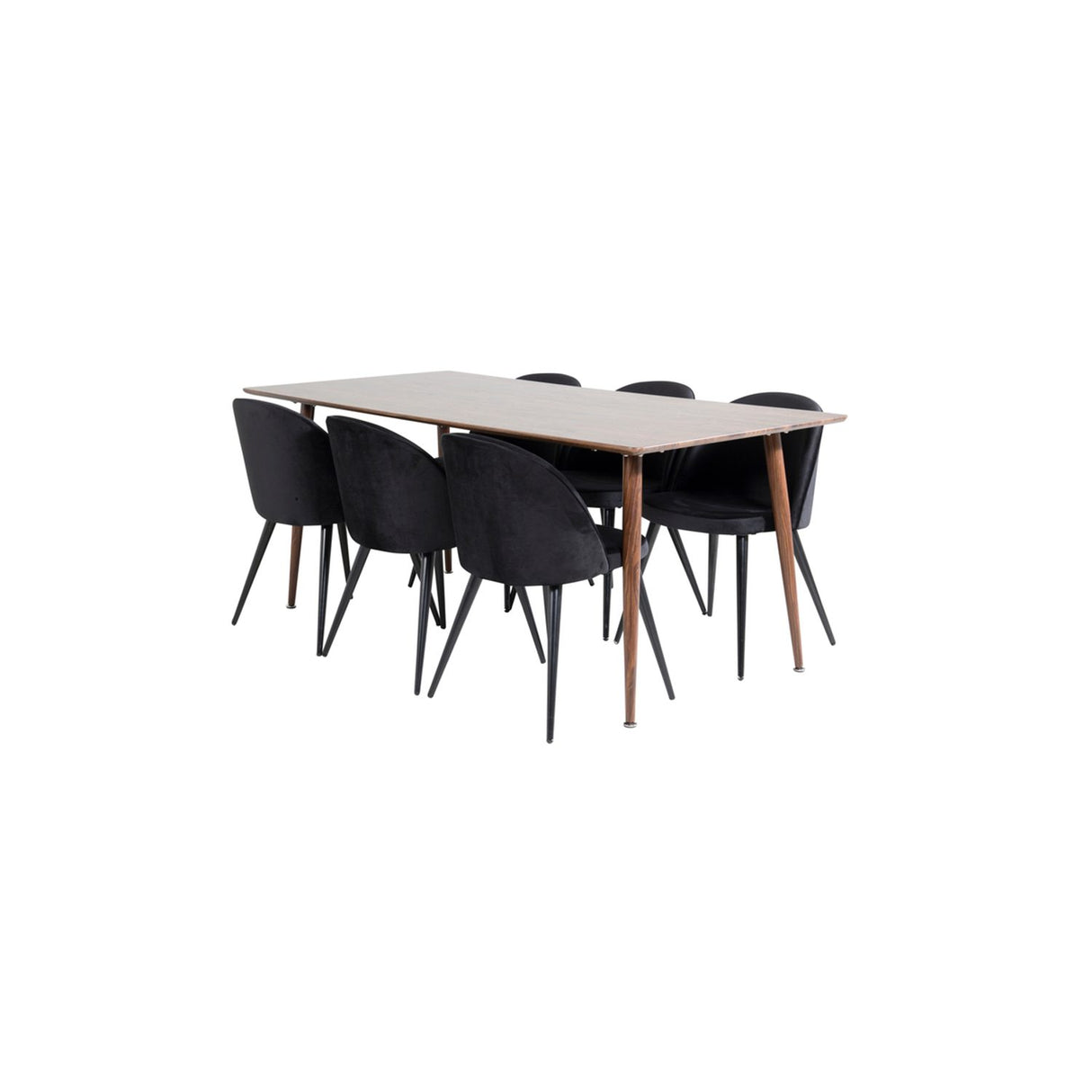 Rektangulär matgrupp