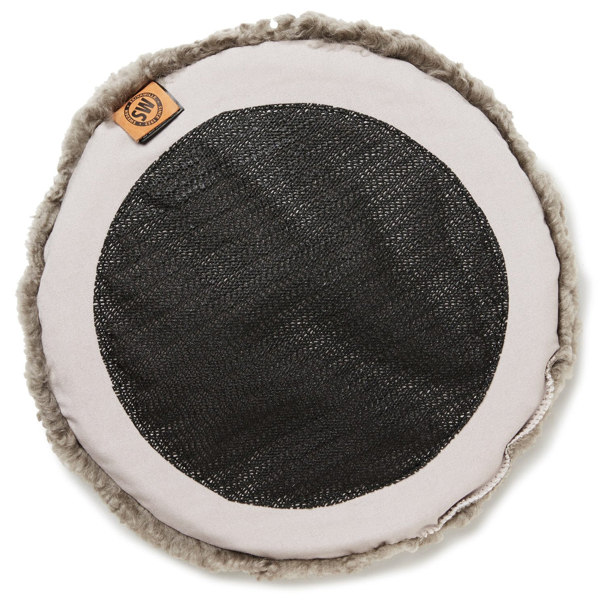 Curly 34Ø cm Sittdyna Natural Grey