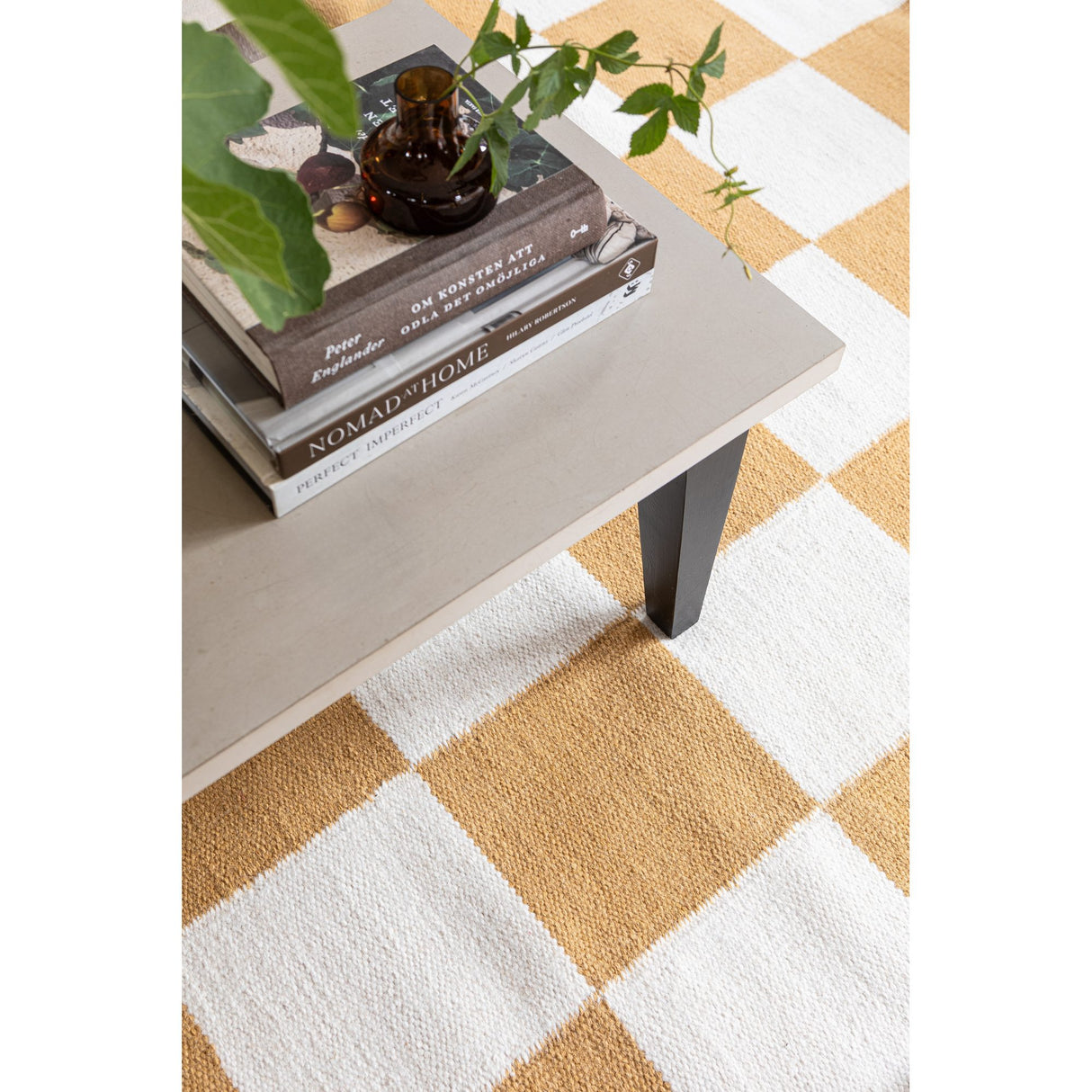 Square Matta Vit/Gul