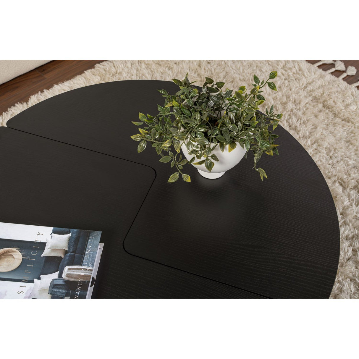 Salma Soffbord Wood Black