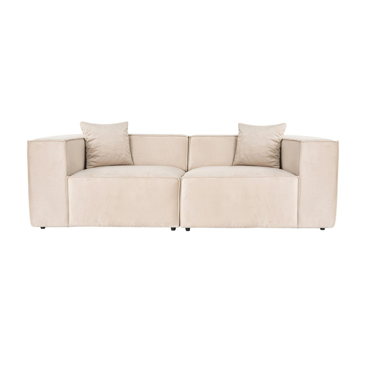 Tbilisi 2-sits (220 x 108 x 65 cm) 2-sitssoffa Kräm