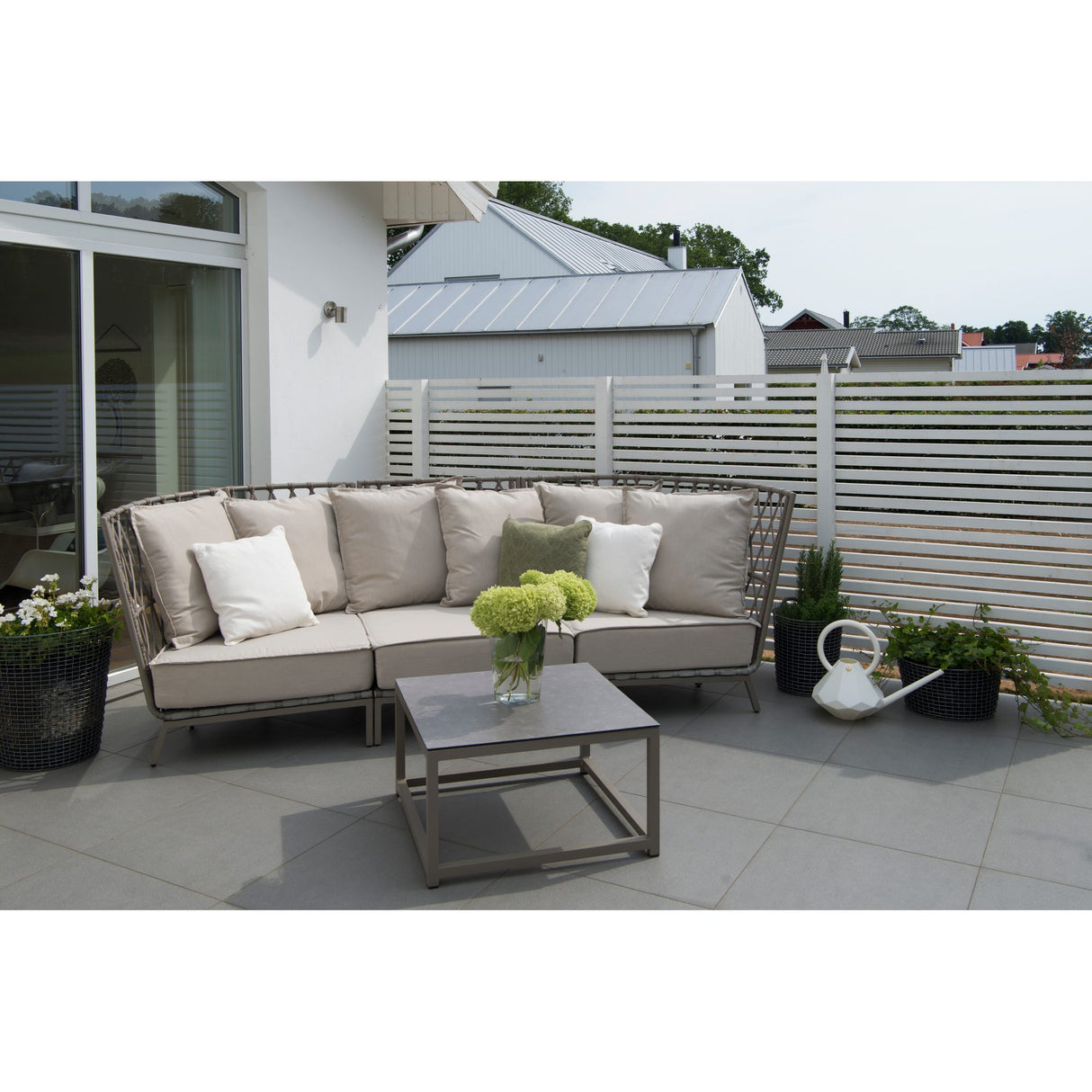 Jet Set Utesoffbord 70 x 70 cm Beige