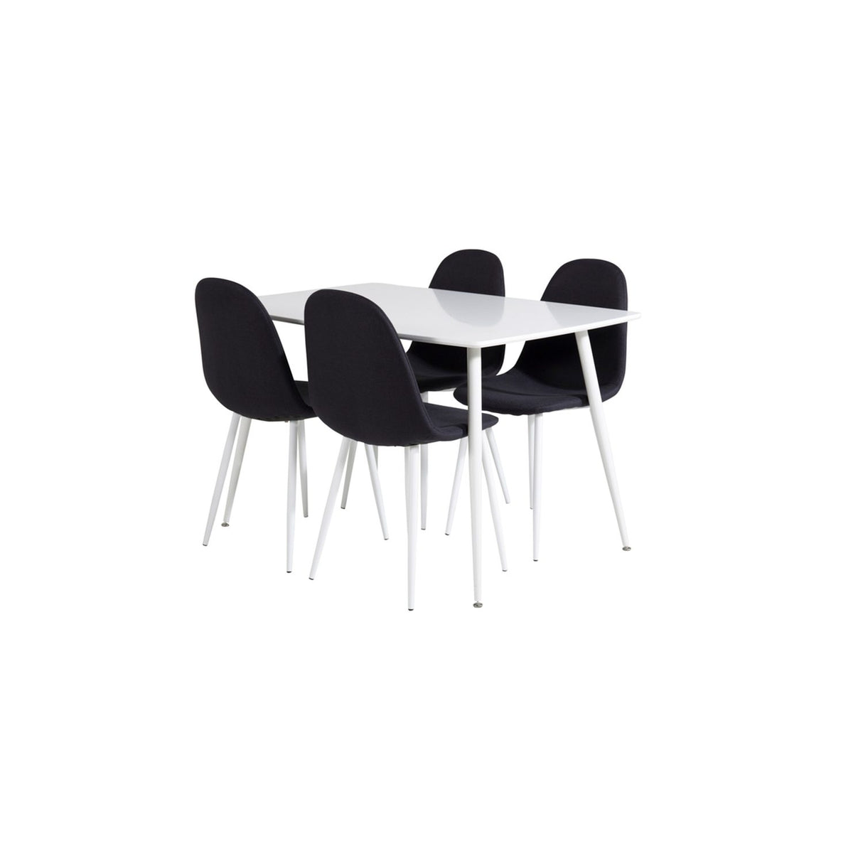 Polar, Polar Rektangulär matgrupp Svart, vit, Vit, 120 x 75