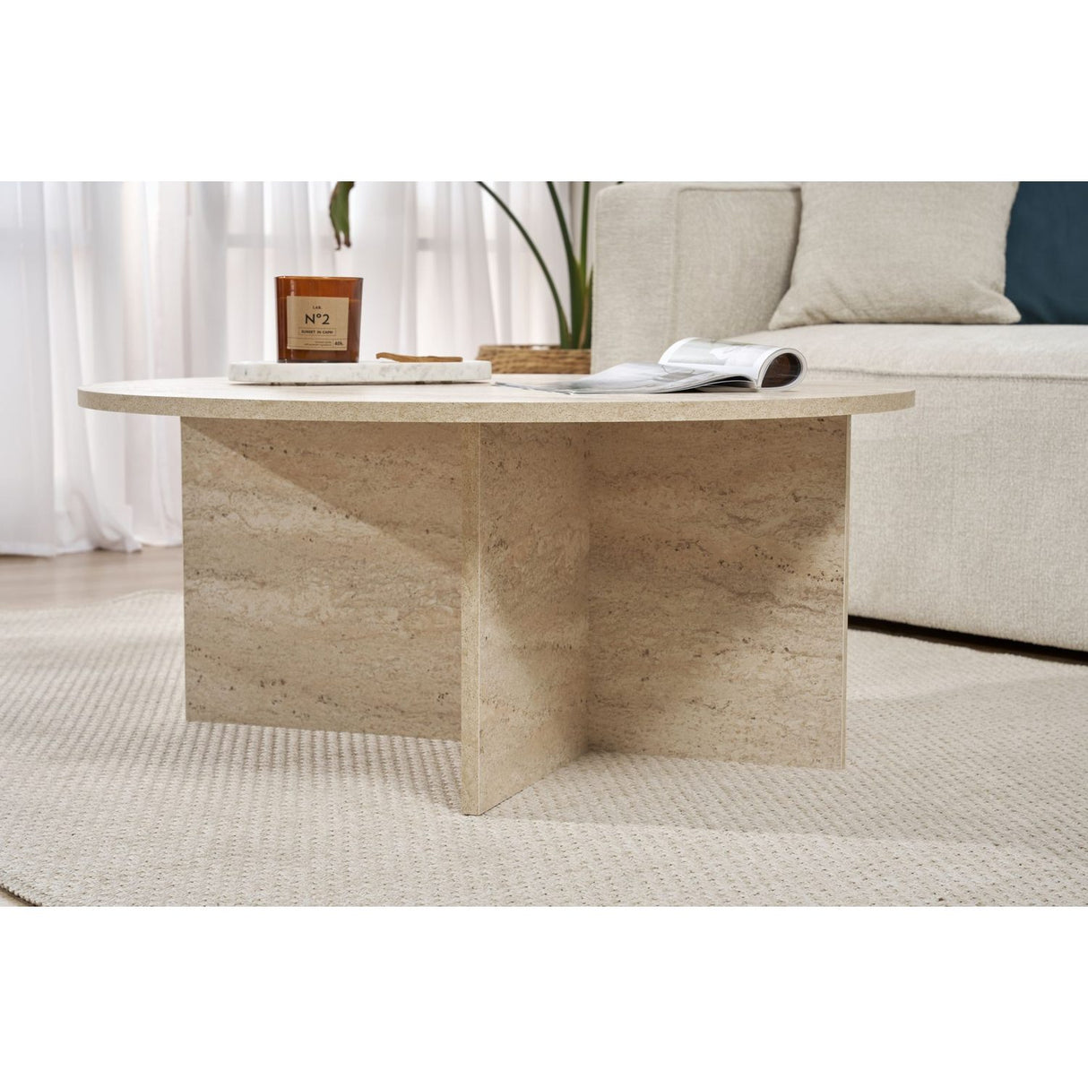 Nellie Soffbord Travertine