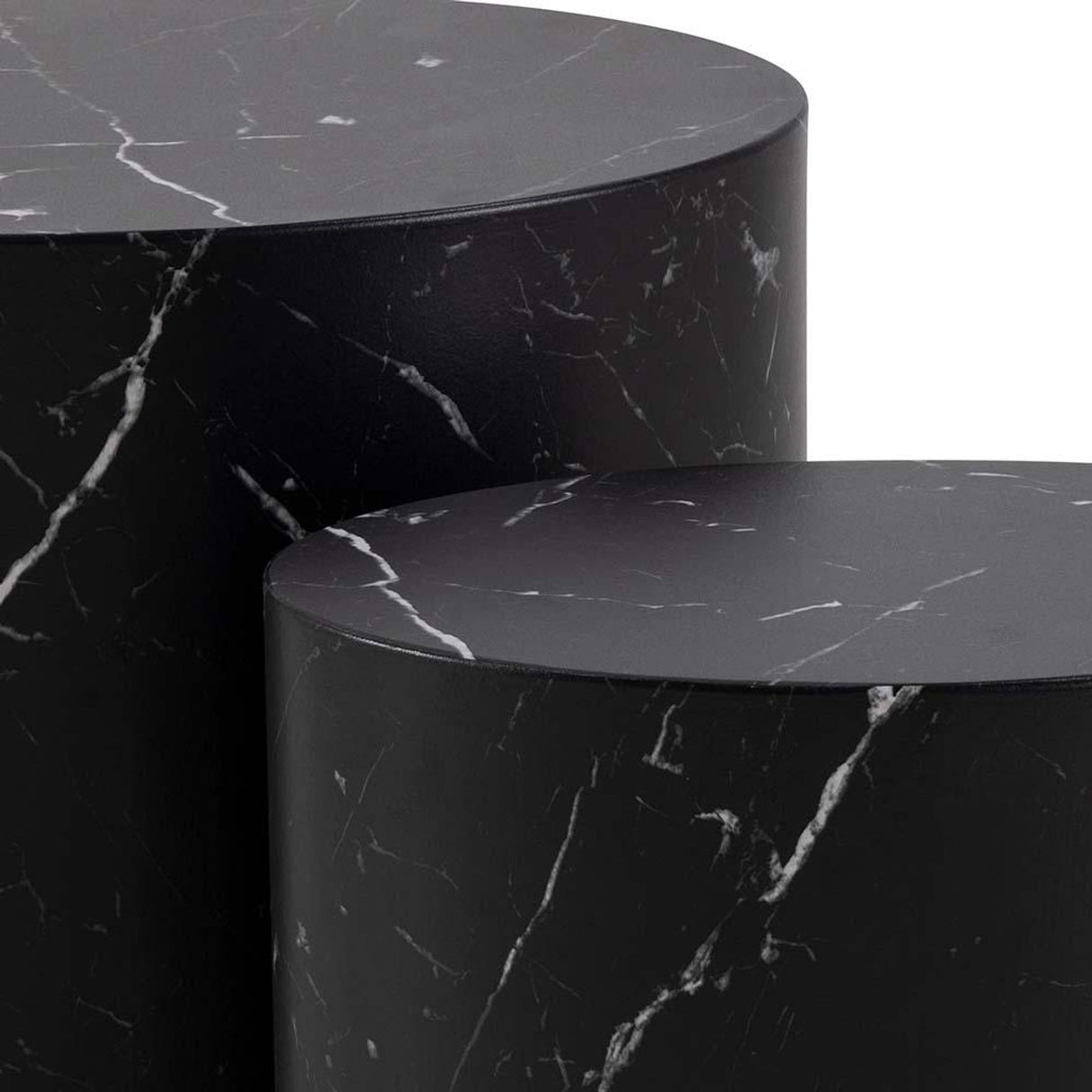 Cenon Satsbord 40x33x48 cm Marquina-marmor