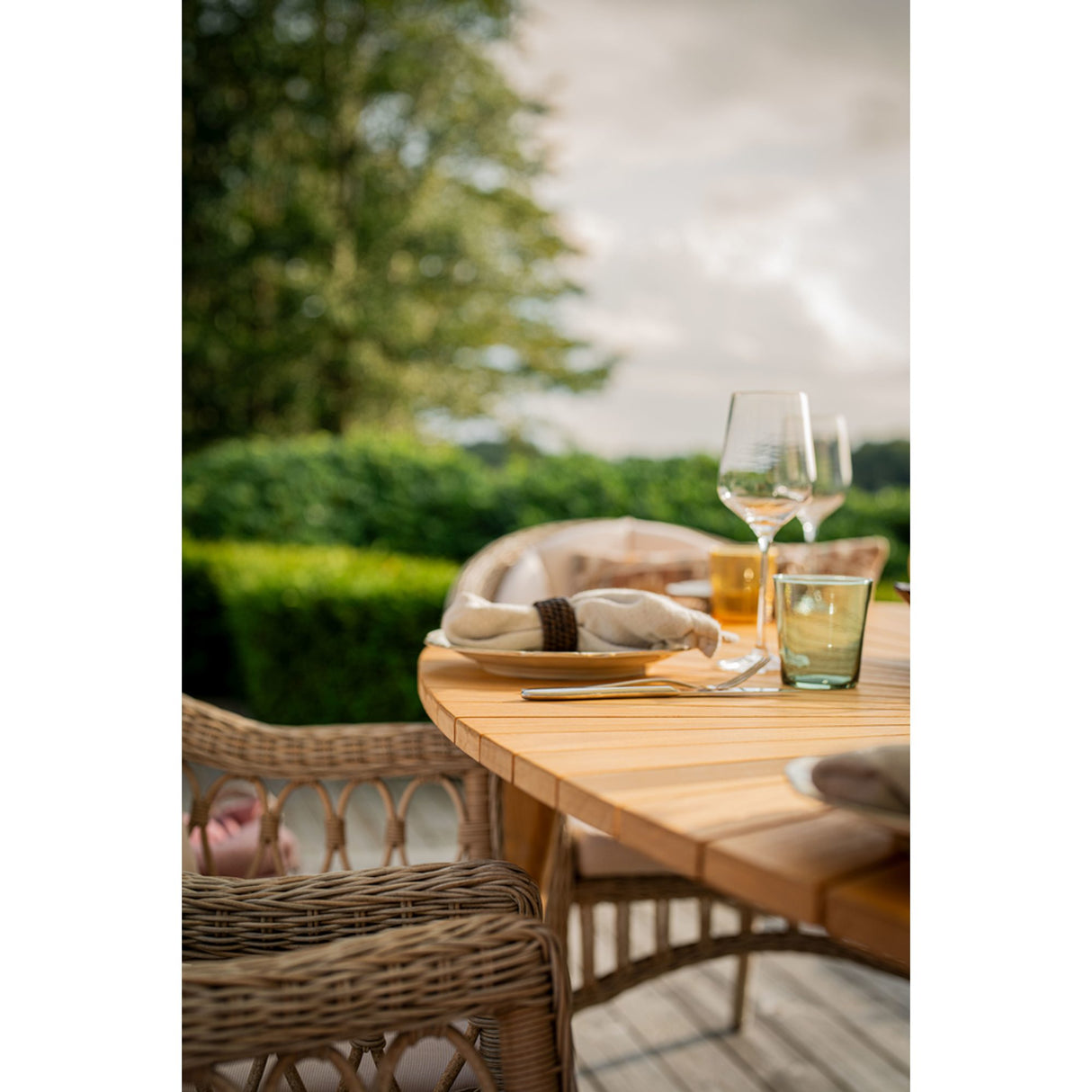 Sandhammaren Utebord 220 cm Natur