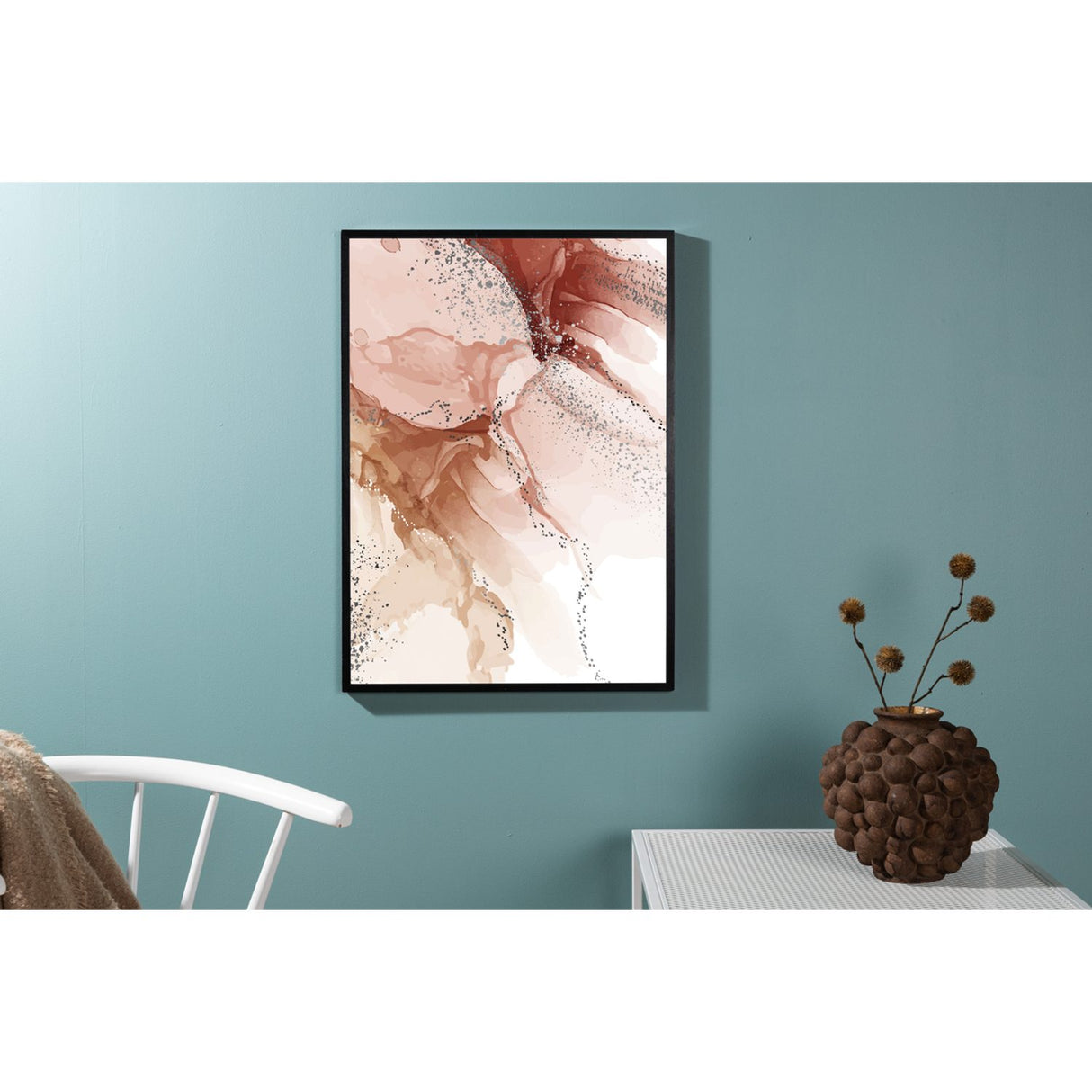 Stänk Poster Ljusrosa, 30 x 40 cm