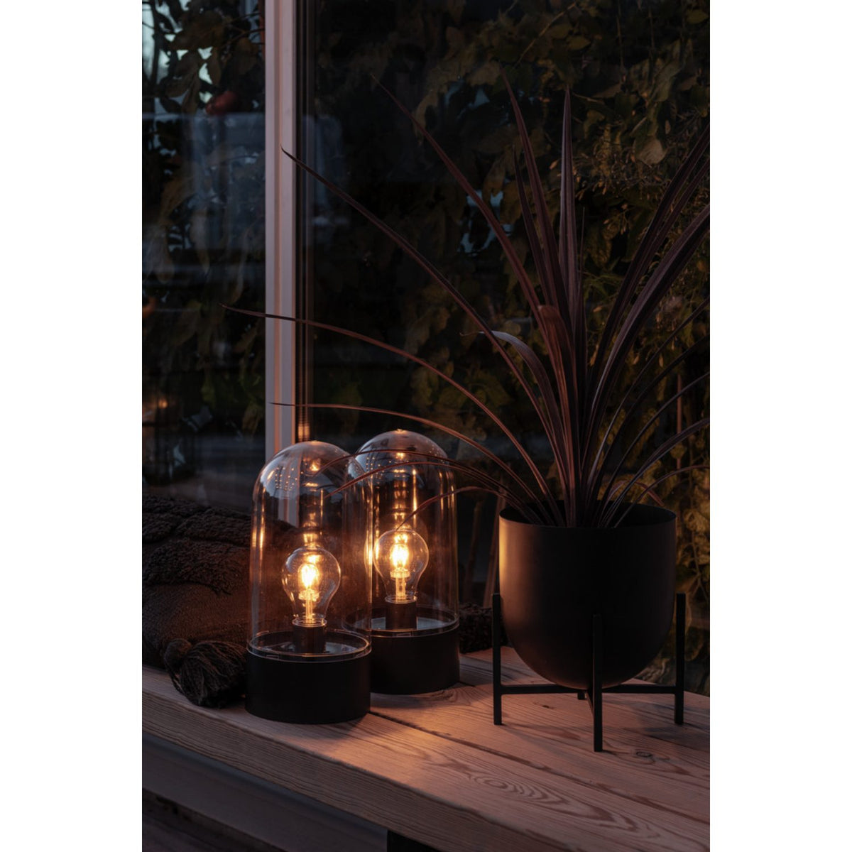 B/O Lanterna LED Timer 6h Dekorationslampa Ute