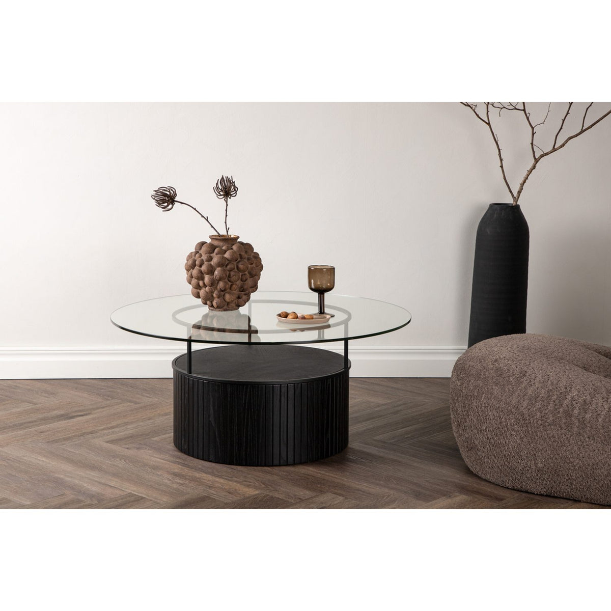 Bovall Soffbord Svart, 90