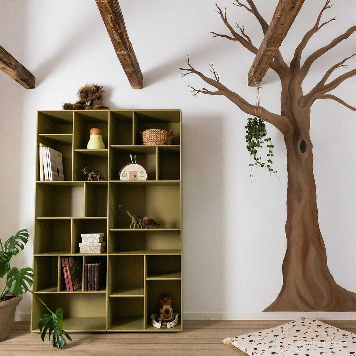 Brooklyn Quadrant-hylla Oliv