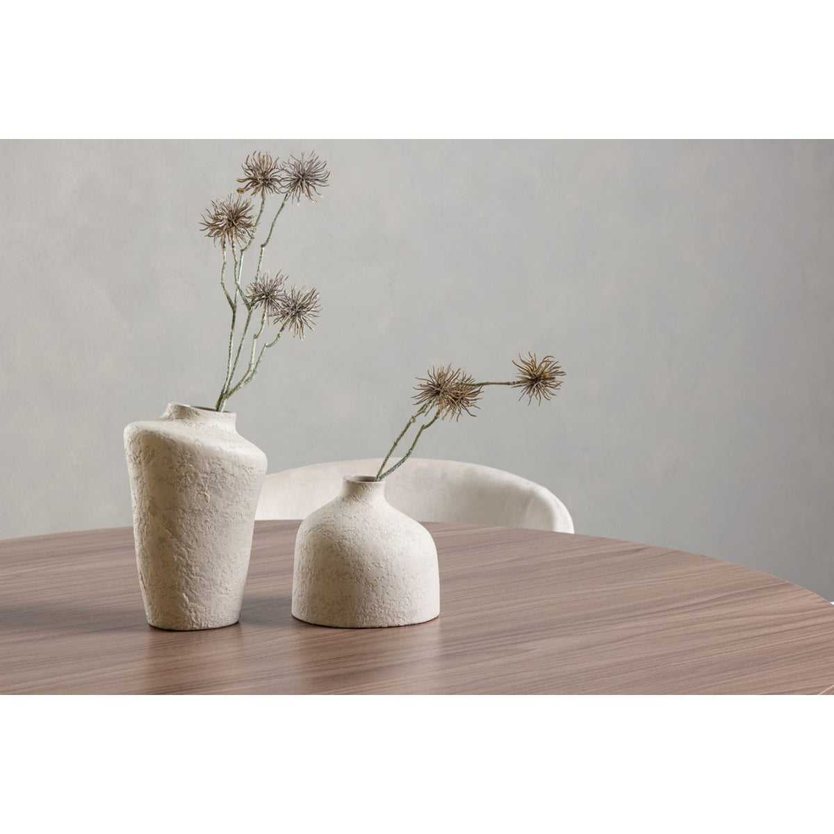 Durango, Berit Rund matgrupp Beige, Svart, Svart, valnöt, ⌀120