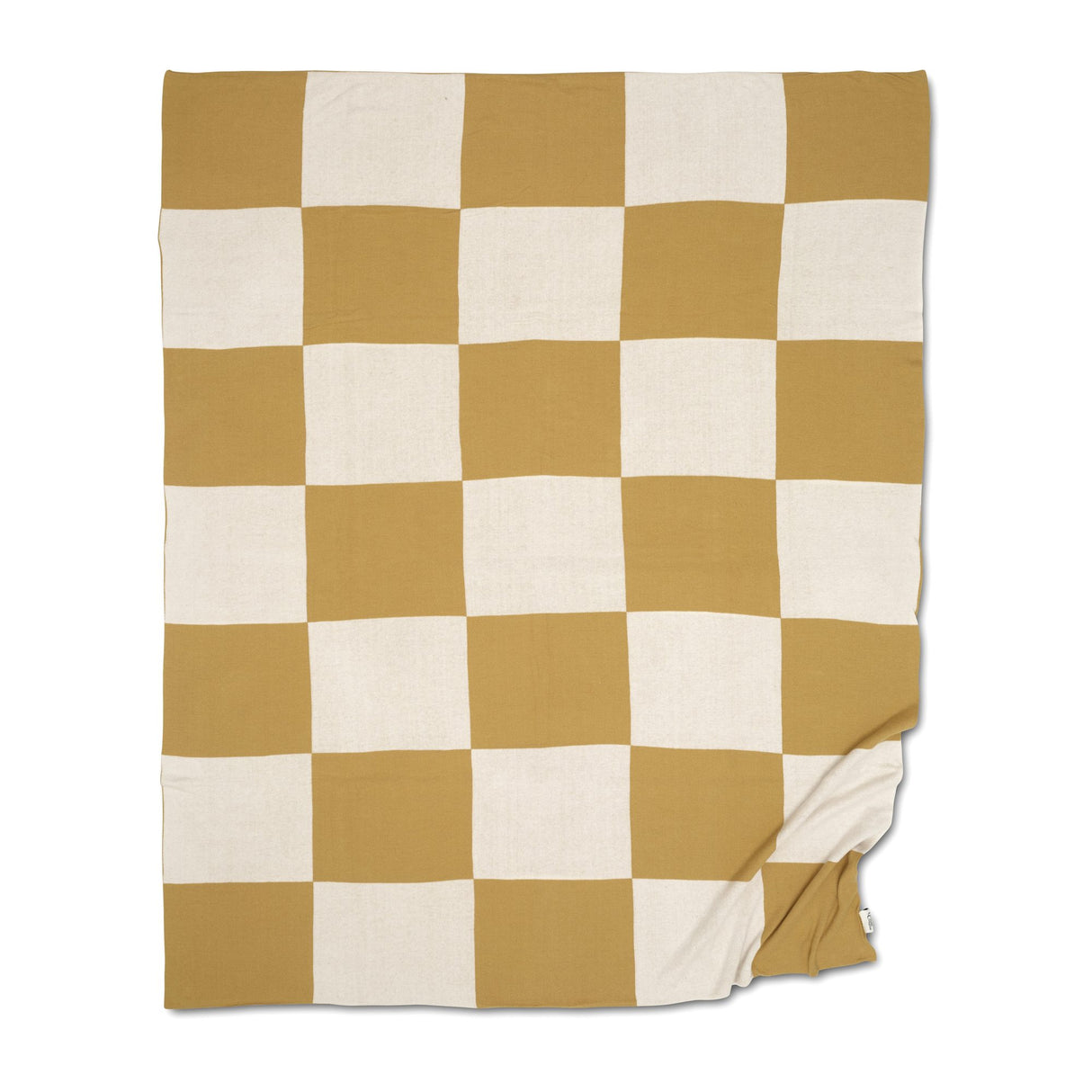 Square 130x170 cm Pläd Gul