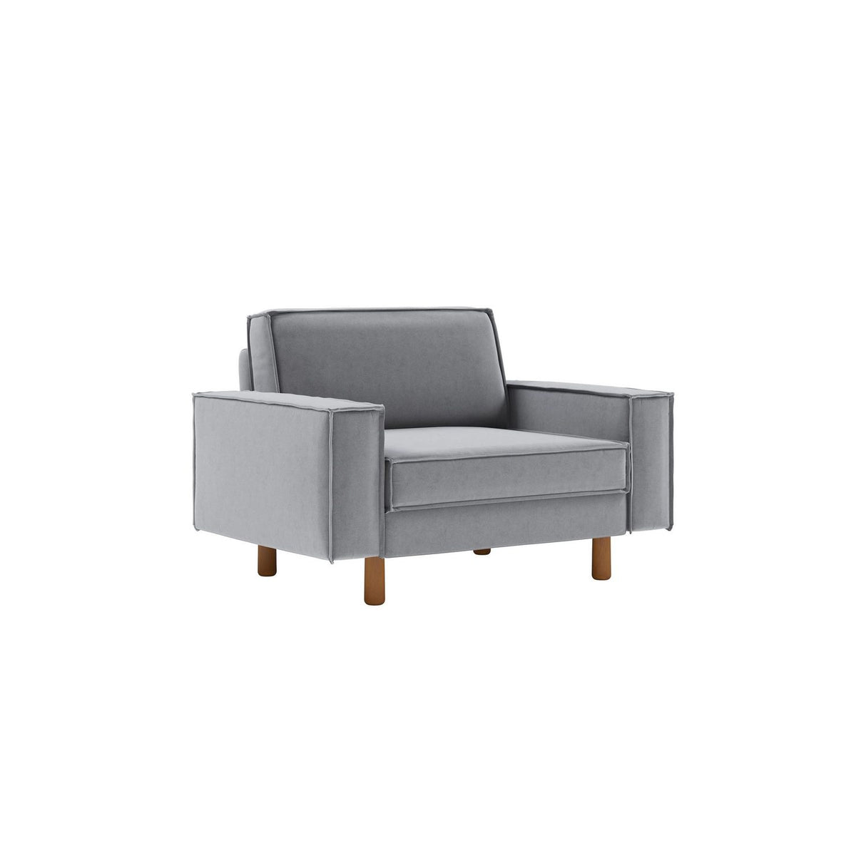 Wellington Loveseat (133 x 89 x 87 cm) 1-sitssoffa Dimgrå valnöt