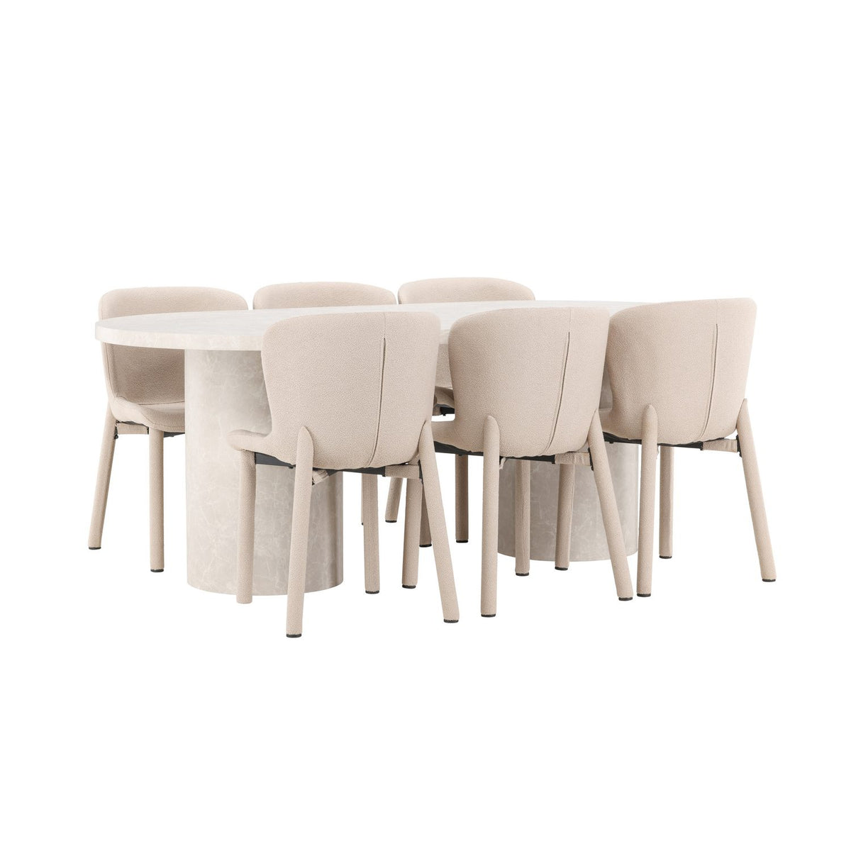 Narvik, Astoria Oval matgrupp Beige, Beige, 200 x 100