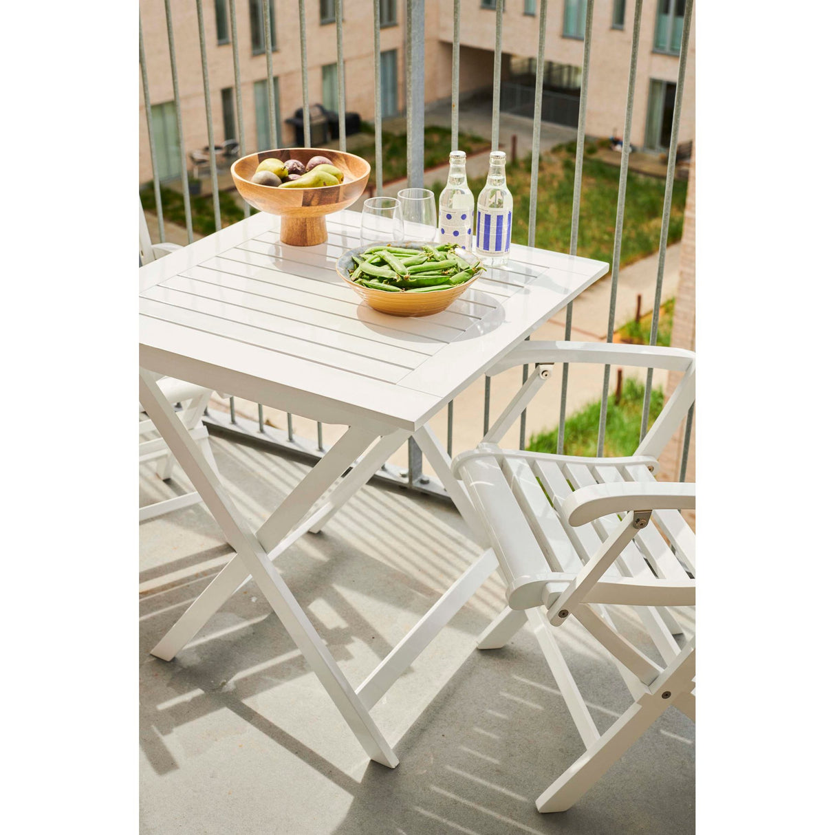 York 70x70 cm Klaffbord Vit