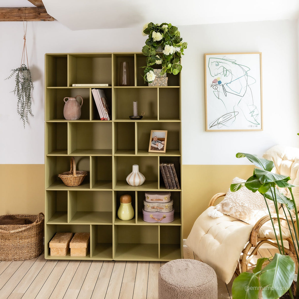 Brooklyn Quadrant-hylla Oliv