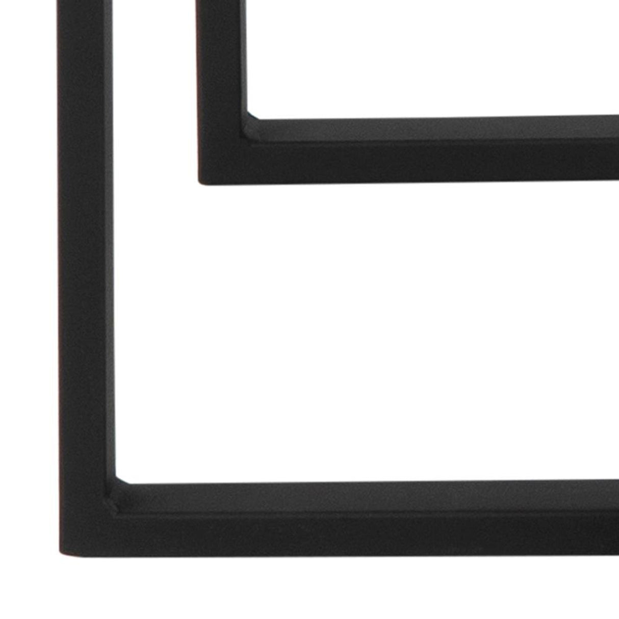 Benz Satsbord 55x50x50 cm Svart Keramik