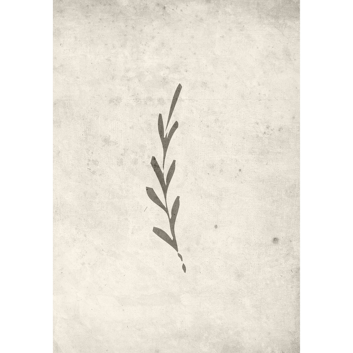 Höstlöv Poster Beige, 21 x 30 cm