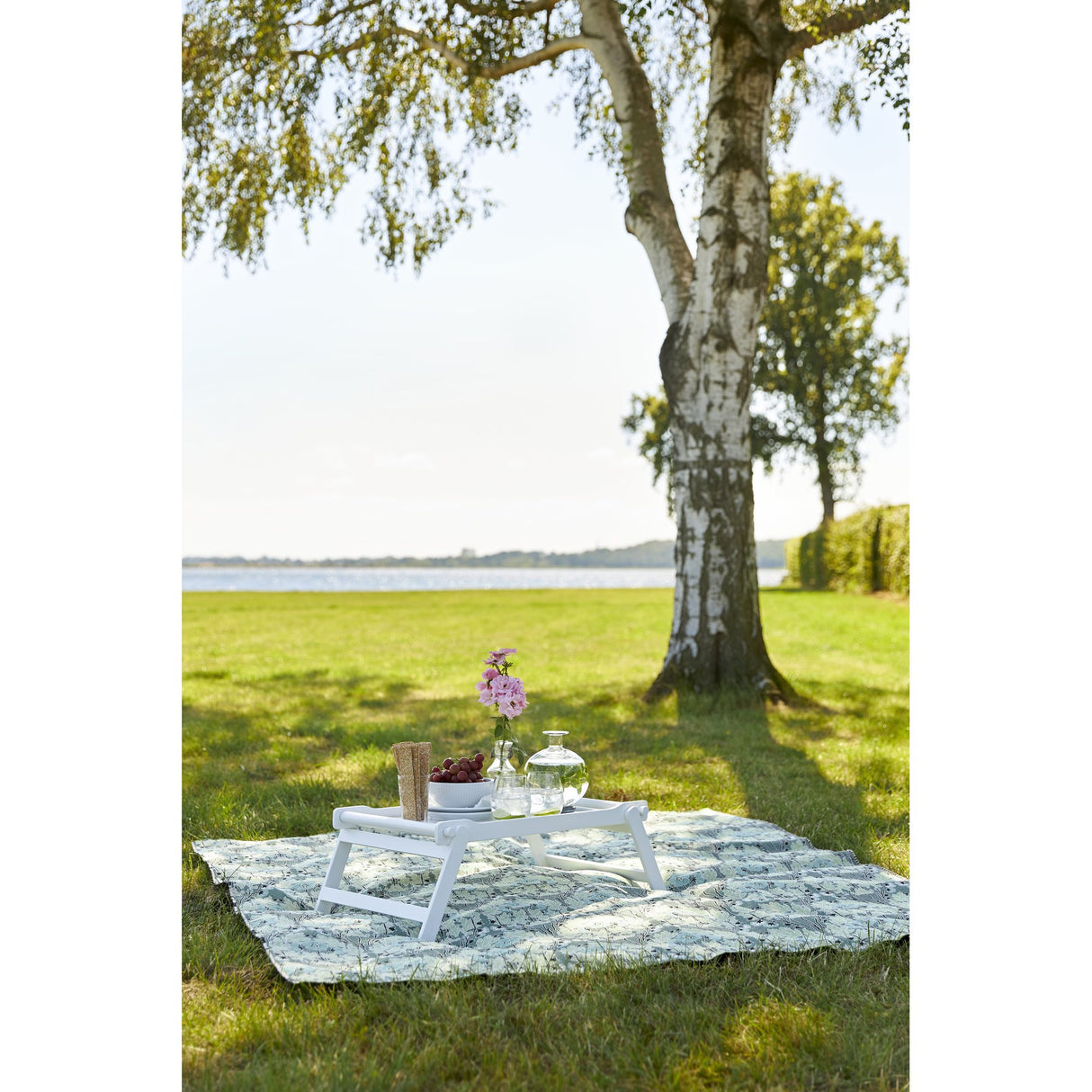 Sängbricka Matt Vit