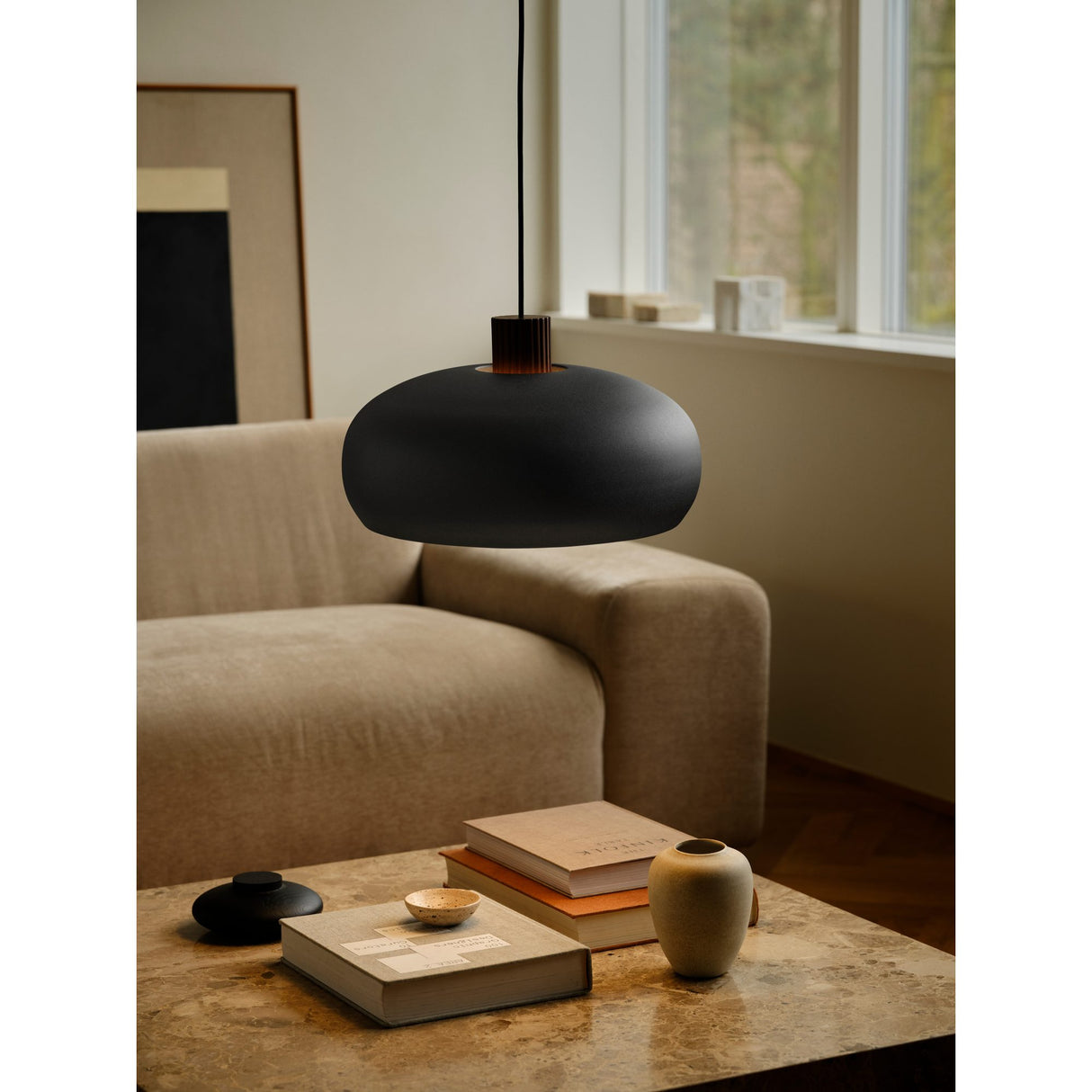 Aurelio Svart Taklampa